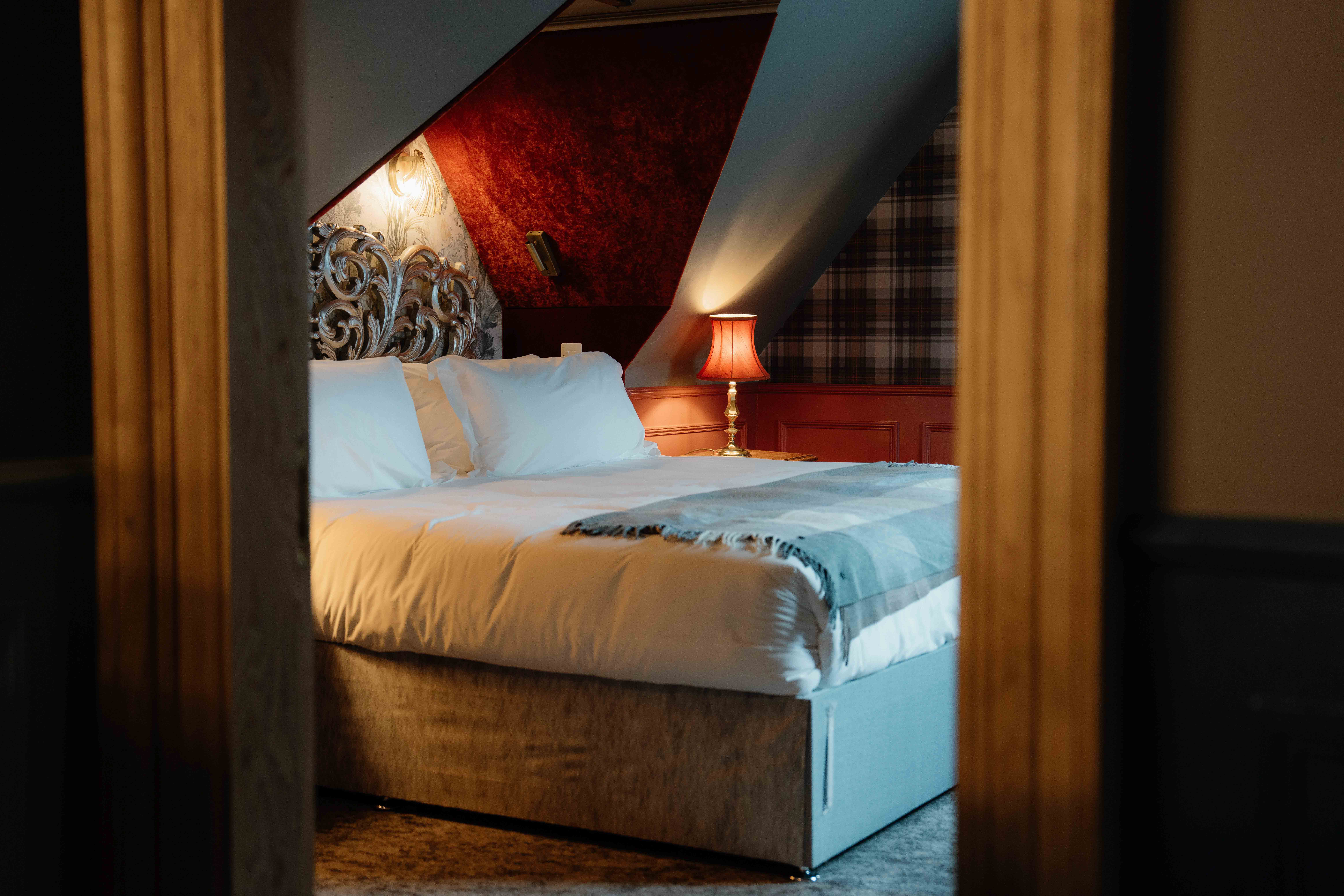 A boutique hotel room